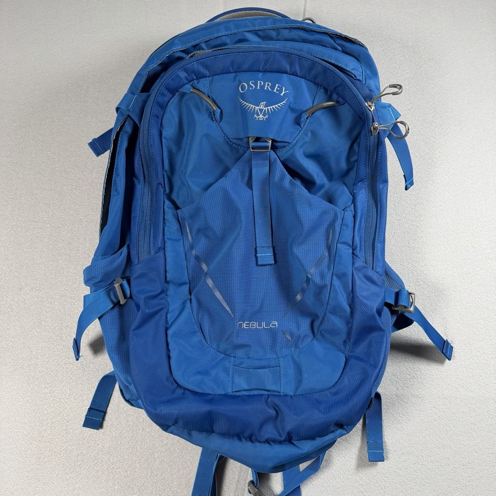 Osprey Nebula Backpack 34L Blue Daypack Travel Outdoors Hiking Bag